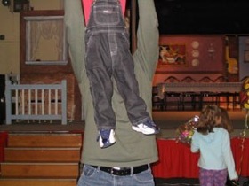 Tim and his little nephew, Ethan